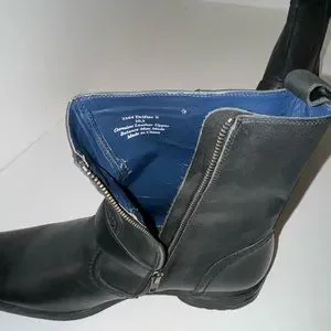 Stray Dog Genuine Leather Ankle Boots Square Toe Buckle - Zipper Men’s Size 10.5 Stray Dog Genuine Leather Ankle Boots Square Toe Buckle  main image 2